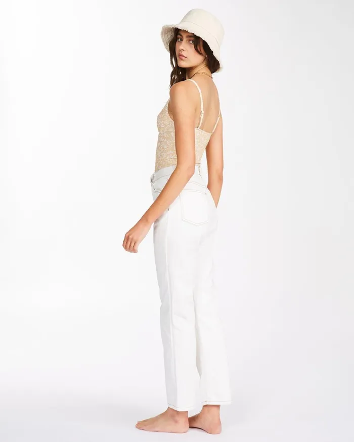Billabong Cheeky Denim Pants Natural Women Denim Billabong Cheeky Denim Pants Natural Women Denim