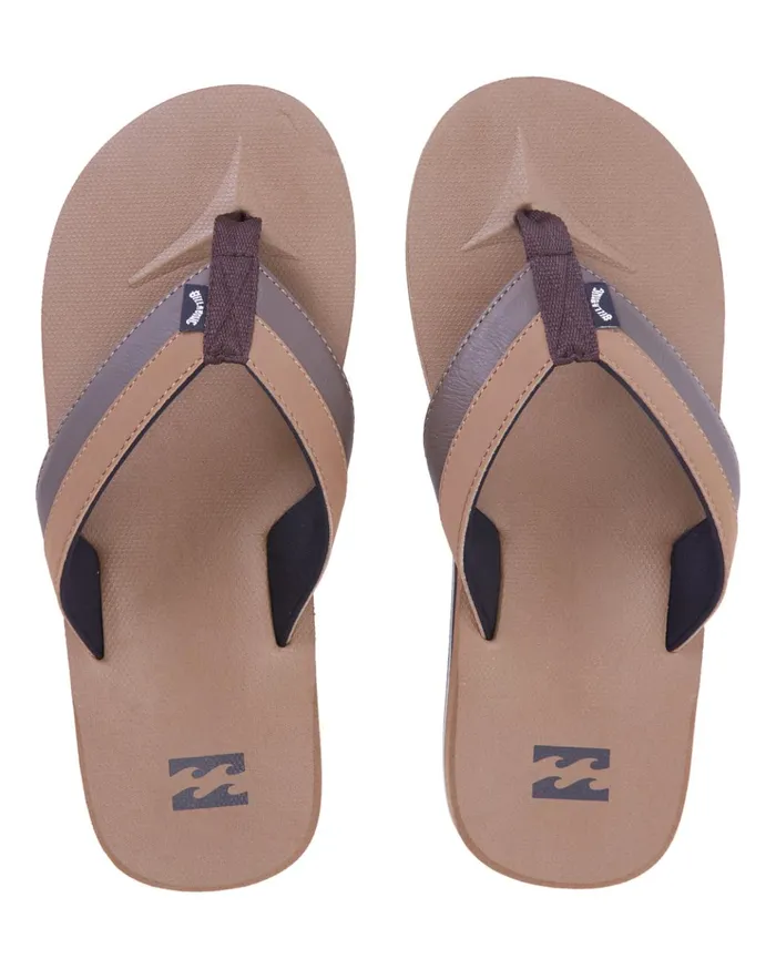 Billabong Classic Nubuck Sandals Camel Men Flip Flops