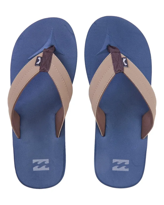 Billabong Classic Nubuck Sandals Navy Men Flip Flops