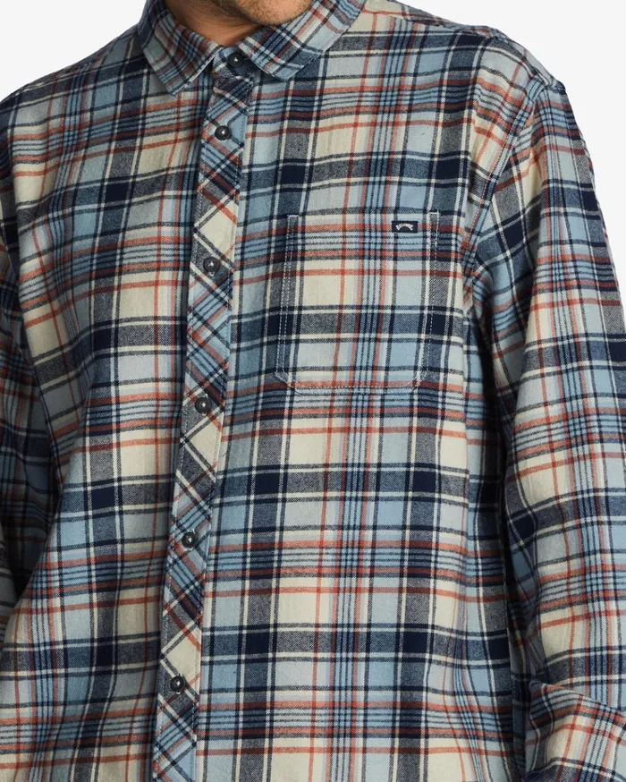 Billabong Coastline Flannel Shirt Cloud Men Shirts Billabong Coastline Flannel Shirt Cloud Men Shirts