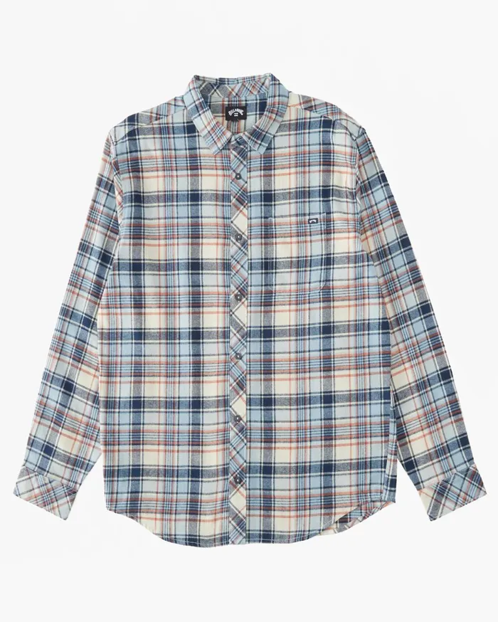 Billabong Coastline Flannel Shirt Cloud Men Shirts Billabong Coastline Flannel Shirt Cloud Men Shirts