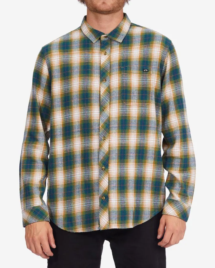Billabong Coastline Flannel Shirt Pacific Men Shirts