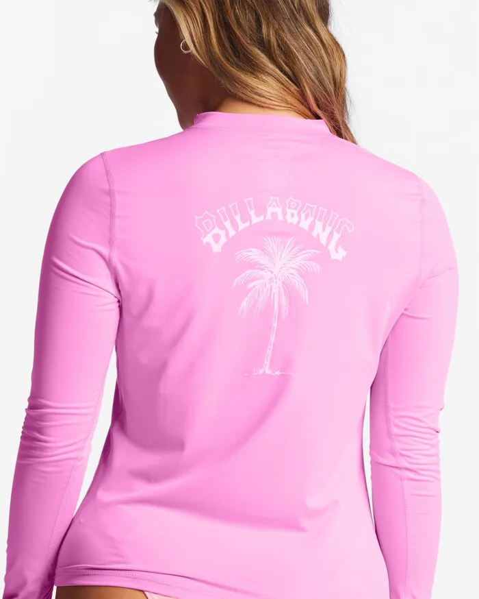 Billabong Core Long Sleeve UPF 50 Rashguard Pink Daze Women Rashguards and Bodysuits Billabong Core Long Sleeve UPF 50 Rashguard Pink Daze Women Rashguards and Bodysuits