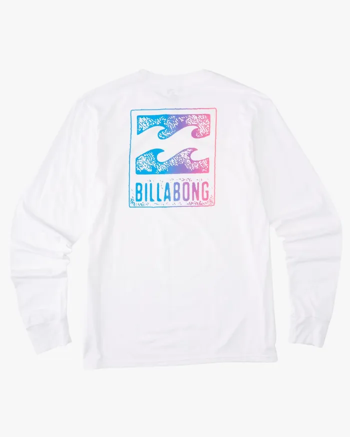 Billabong Crayon Wave Long Sleeve TShirt White Men TShirts Billabong Crayon Wave Long Sleeve TShirt White Men TShirts