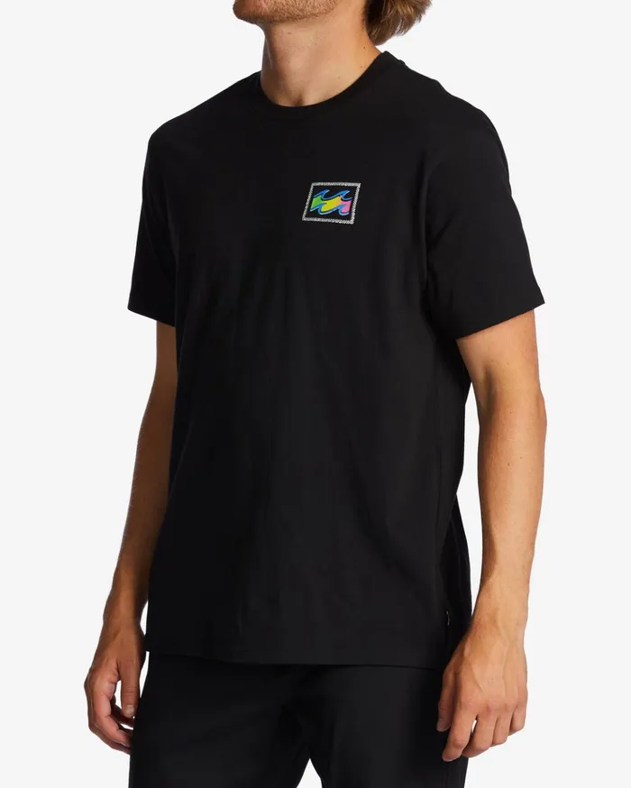 Billabong Crayon Wave TShirt Black Men TShirts Billabong Crayon Wave TShirt Black Men TShirts