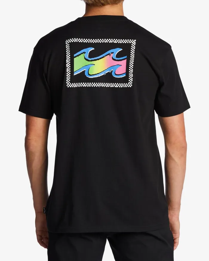 Billabong Crayon Wave TShirt Black Men TShirts Billabong Crayon Wave TShirt Black Men TShirts