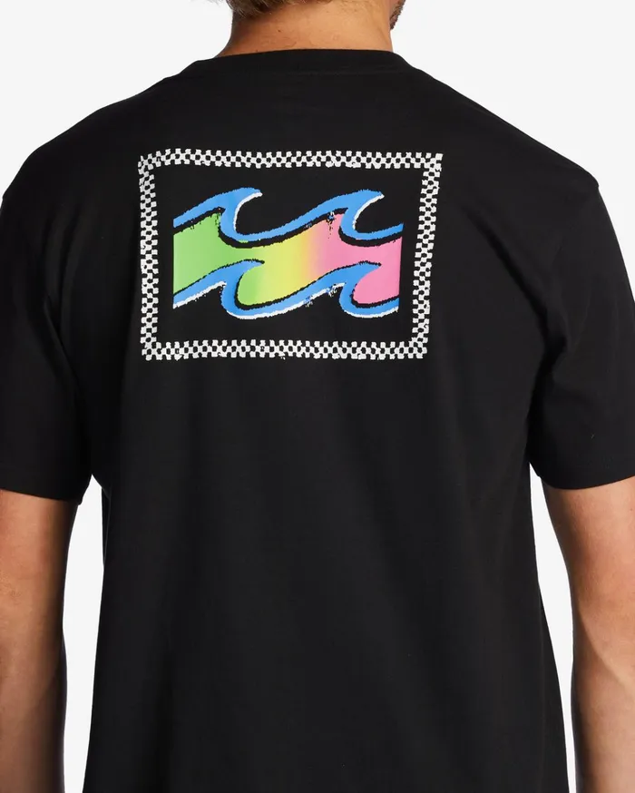 Billabong Crayon Wave TShirt Black Men TShirts Billabong Crayon Wave TShirt Black Men TShirts