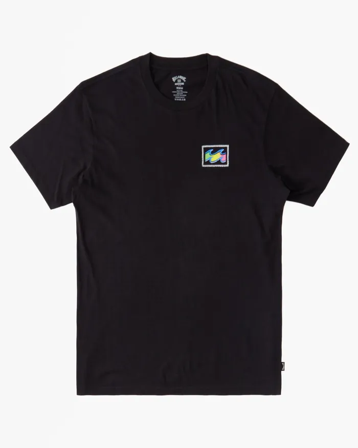 Billabong Crayon Wave TShirt Black Men TShirts Billabong Crayon Wave TShirt Black Men TShirts