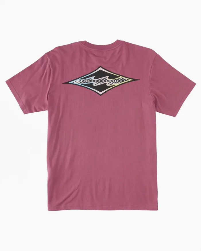 Billabong Crayon Wave TShirt Wild Berry Men TShirts Billabong Crayon Wave TShirt Wild Berry Men TShirts