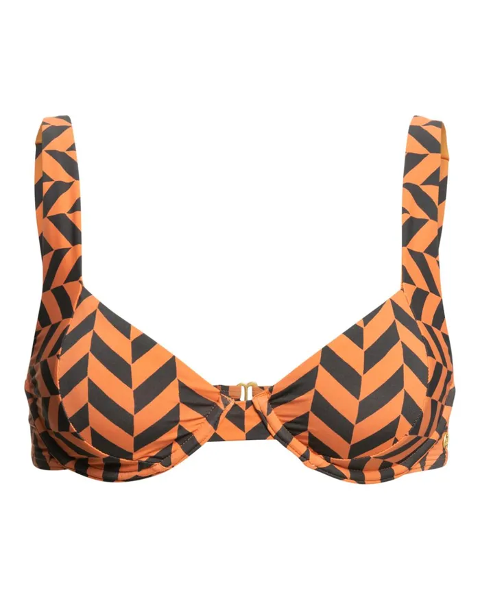 Billabong Cross Step Emma Underwired Bikini Top Brick Women Bikinis Billabong Cross Step Emma Underwired Bikini Top Brick Women Bikinis