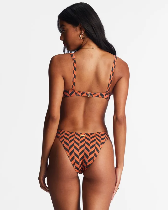 Billabong Cross Step Hike Bikini Bottoms Brick Women Bikinis