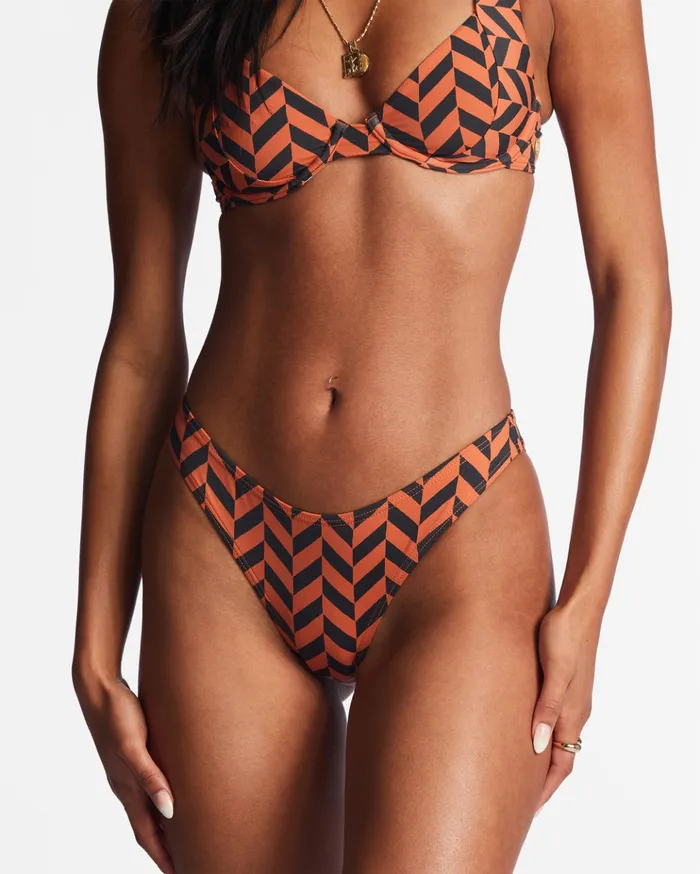 Billabong Cross Step Hike Bikini Bottoms Brick Women Bikinis Billabong Cross Step Hike Bikini Bottoms Brick Women Bikinis