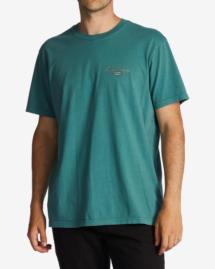 Billabong Crossboards TShirt Teal Men TShirts