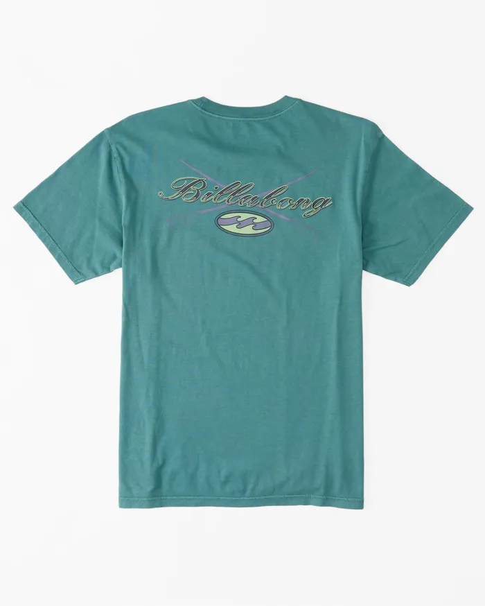 Billabong Crossboards TShirt Teal Men TShirts Billabong Crossboards TShirt Teal Men TShirts