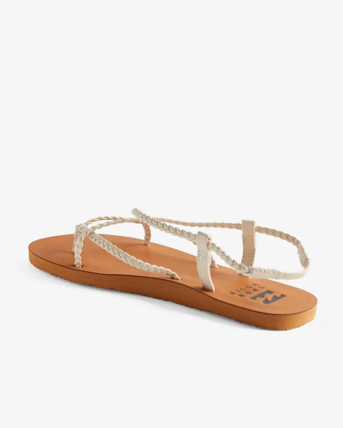 Billabong Crossing By Braided Sandals Seashell Women Shoes Billabong Crossing By Braided Sandals Seashell Women Shoes