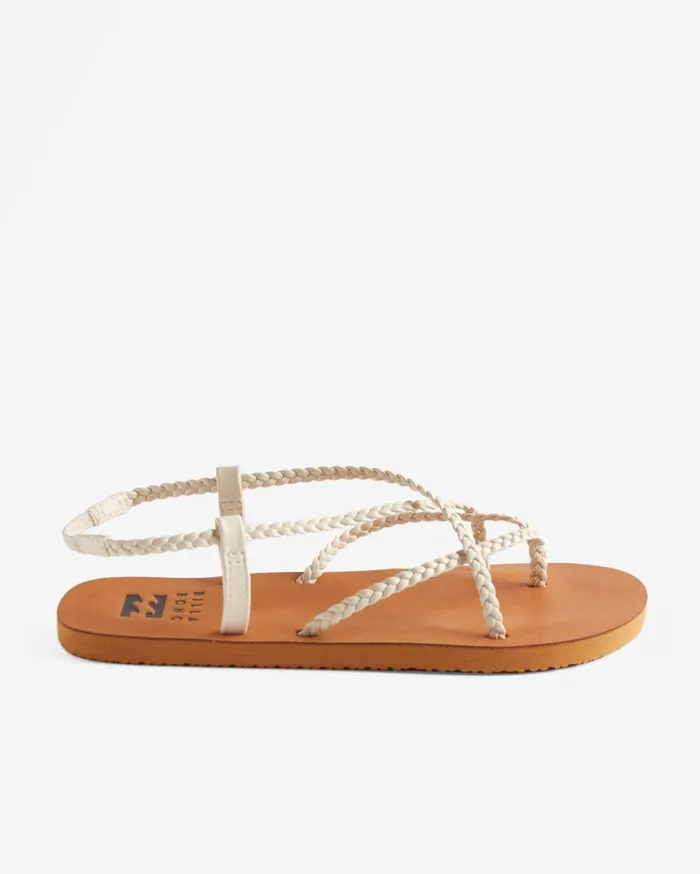 Billabong Crossing By Braided Sandals Seashell Women Shoes Billabong Crossing By Braided Sandals Seashell Women Shoes