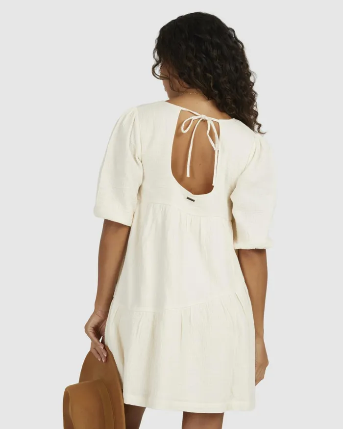 Billabong Cupido Mini Dress Salt Crystal Women Dresses Billabong Cupido Mini Dress Salt Crystal Women Dresses