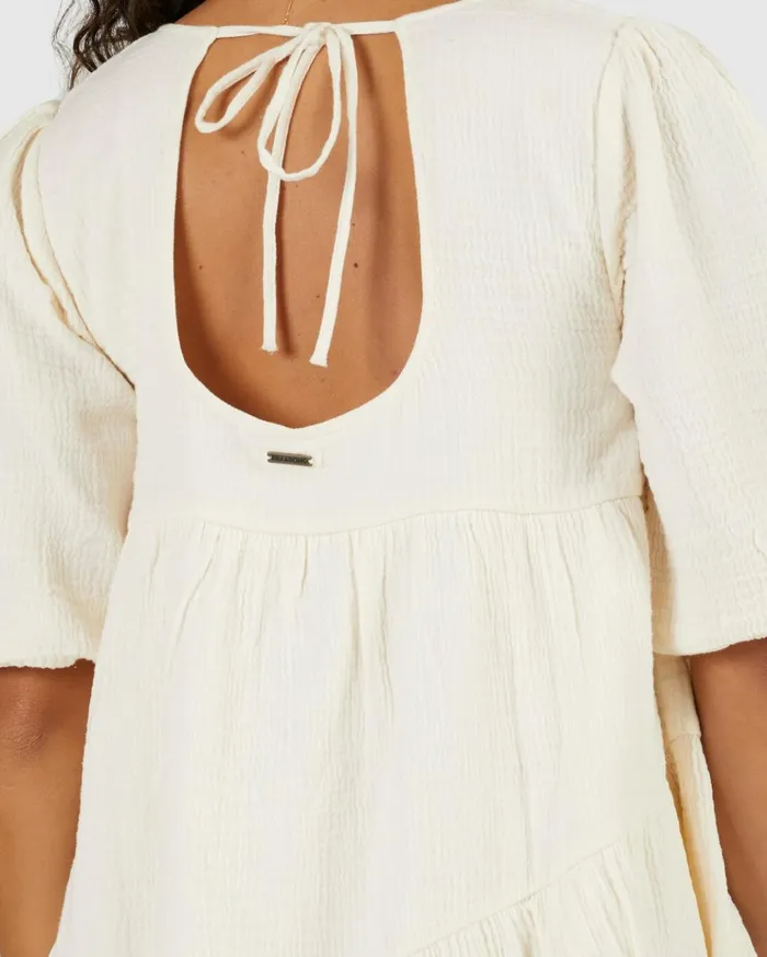 Billabong Cupido Mini Dress Salt Crystal Women Dresses Billabong Cupido Mini Dress Salt Crystal Women Dresses