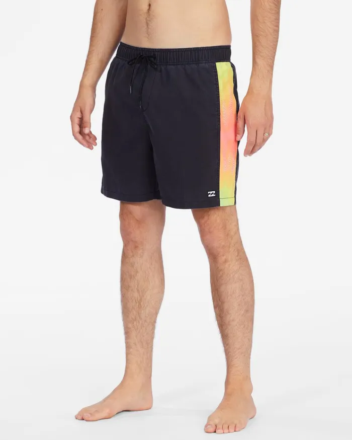 Billabong D Bah Layback Boardshorts 17quot Black Men Elastic Waist Boardshorts Billabong D Bah Layback Boardshorts 17quot Black Men Elastic Waist Boardshorts