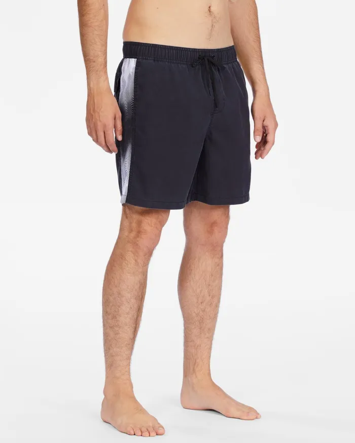 Billabong D Bah Layback Boardshorts 17quot Black Men Elastic Waist Boardshorts Billabong D Bah Layback Boardshorts 17quot Black Men Elastic Waist Boardshorts