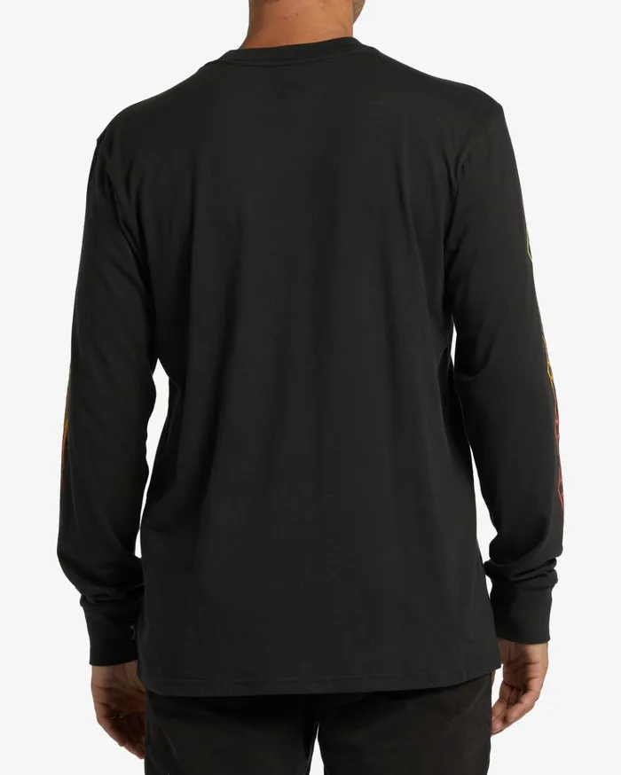 Billabong D Bah Wave Long Sleeve TShirt Black Men TShirts Billabong D Bah Wave Long Sleeve TShirt Black Men TShirts