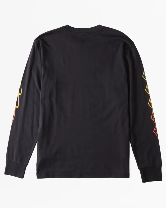Billabong D Bah Wave Long Sleeve TShirt Black Men TShirts Billabong D Bah Wave Long Sleeve TShirt Black Men TShirts
