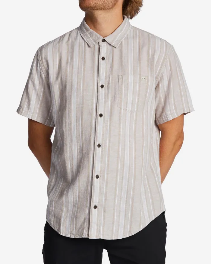 Billabong Daily Hemp Short Sleeve Shirt Chino Men Shirts