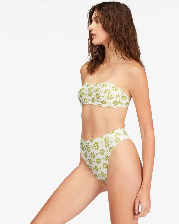 Billabong Daisy Chain Tube Top Bikini Top Salt Crystal Women Bikini Tops Billabong Daisy Chain Tube Top Bikini Top Salt Crystal Women Bikini Tops