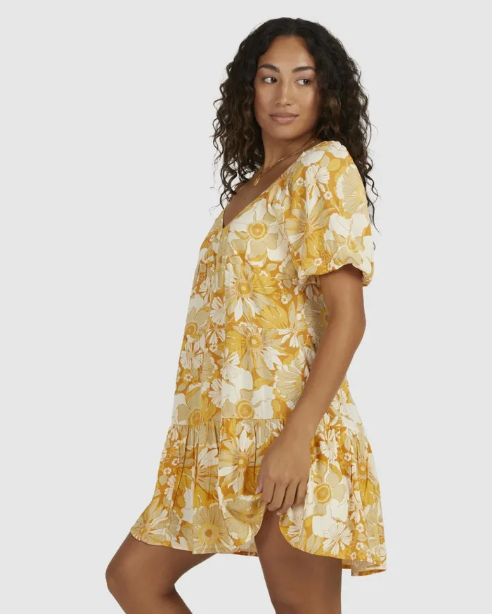 Billabong Dalilah Full Moon Mini Dress Rust Women Dresses Billabong Dalilah Full Moon Mini Dress Rust Women Dresses