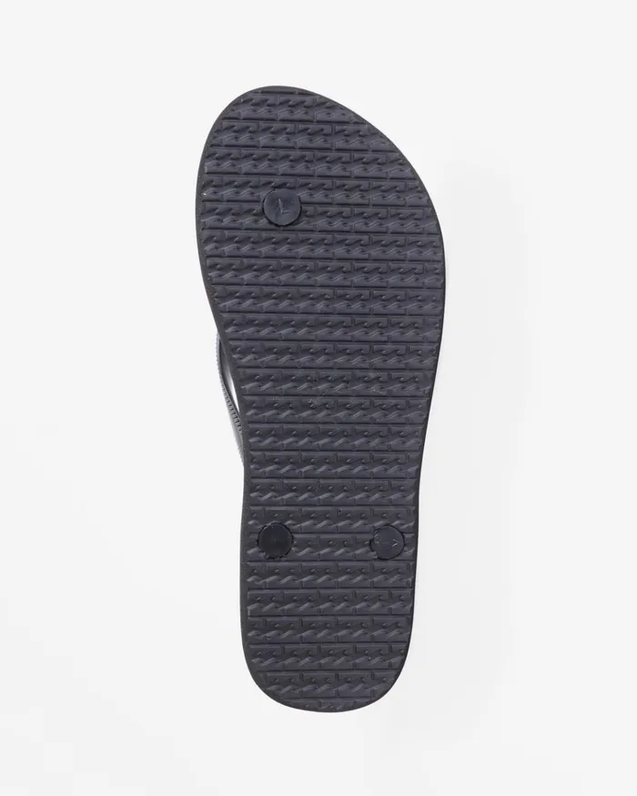 Billabong Dama Rubber Flip Flop Sandals Black White 2 Women Shoes Billabong Dama Rubber Flip Flop Sandals Black White 2 Women Shoes