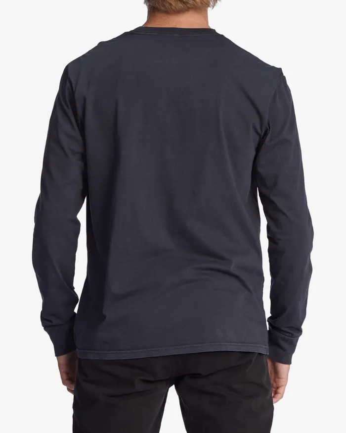 Billabong Diamond Wave Washed Long Sleeve TShirt Washed Black Men TShirts Billabong Diamond Wave Washed Long Sleeve TShirt Washed Black Men TShirts