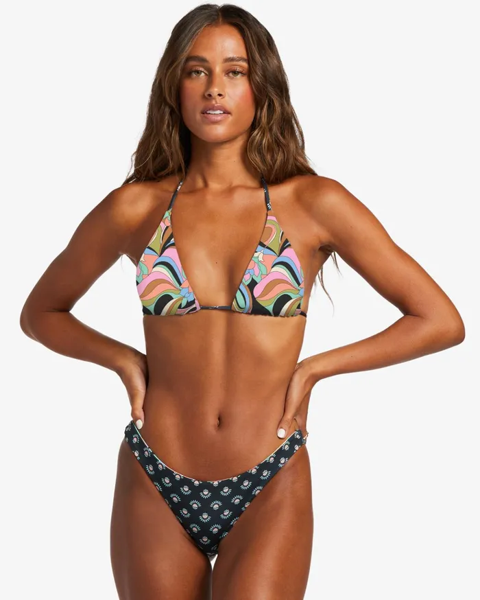 Billabong Dont Trip Tanga Skimpy Bikini Bottoms Black Pebble Women Bikinis Billabong Dont Trip Tanga Skimpy Bikini Bottoms Black Pebble Women Bikinis