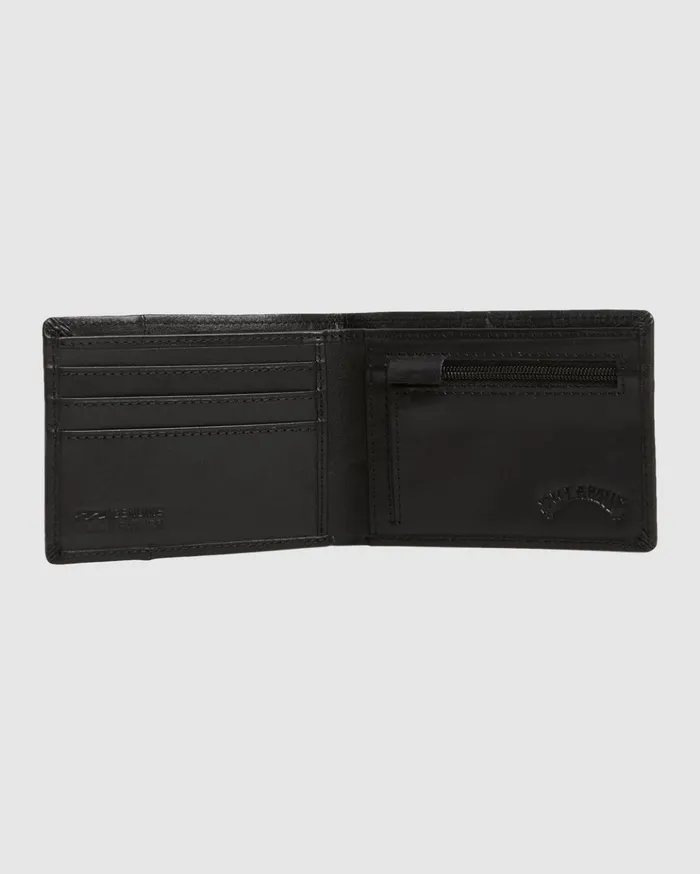 Billabong Downtown SlimLine BiFold Wallet Black Grain Men Wallets Billabong Downtown SlimLine BiFold Wallet Black Grain Men Wallets