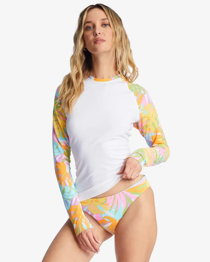 Billabong Dreamland Long Sleeve UPF 50 Rashguard Multi Women Rashguards and Bodysuits Billabong Dreamland Long Sleeve UPF 50 Rashguard Multi Women Rashguards and Bodysuits