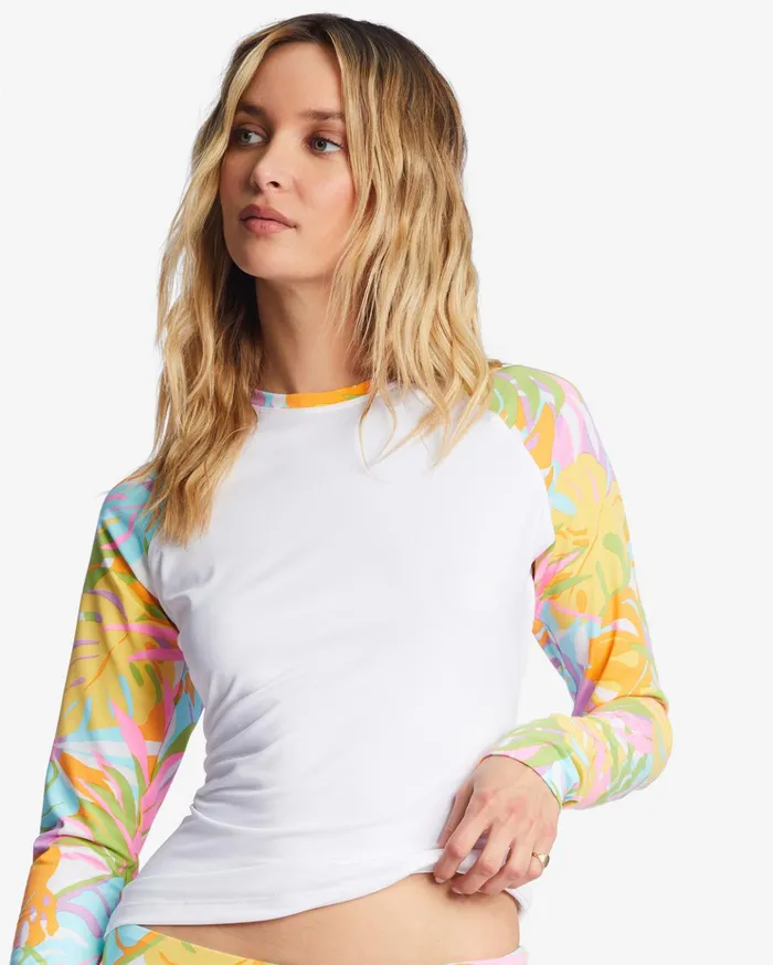 Billabong Dreamland Long Sleeve UPF 50 Rashguard Multi Women Rashguards and Bodysuits Billabong Dreamland Long Sleeve UPF 50 Rashguard Multi Women Rashguards and Bodysuits