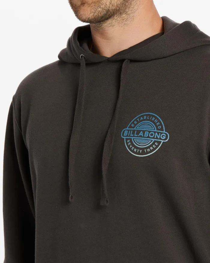 Billabong Electric Rotor Pullover Hoodie Raven Men Hoodies and Fleece Billabong Electric Rotor Pullover Hoodie Raven Men Hoodies and Fleece