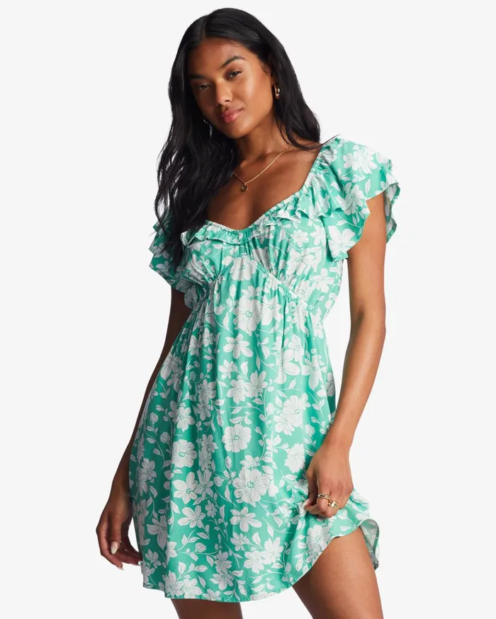 Billabong Enchant Me Mini Dress Sweet Grass Women Dresses Billabong Enchant Me Mini Dress Sweet Grass Women Dresses