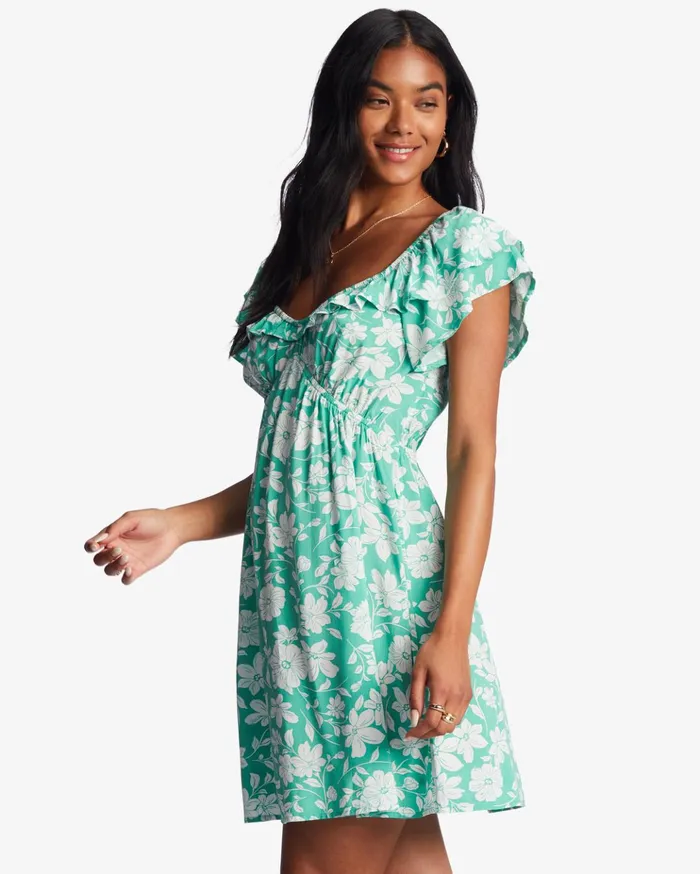 Billabong Enchant Me Mini Dress Sweet Grass Women Dresses Billabong Enchant Me Mini Dress Sweet Grass Women Dresses
