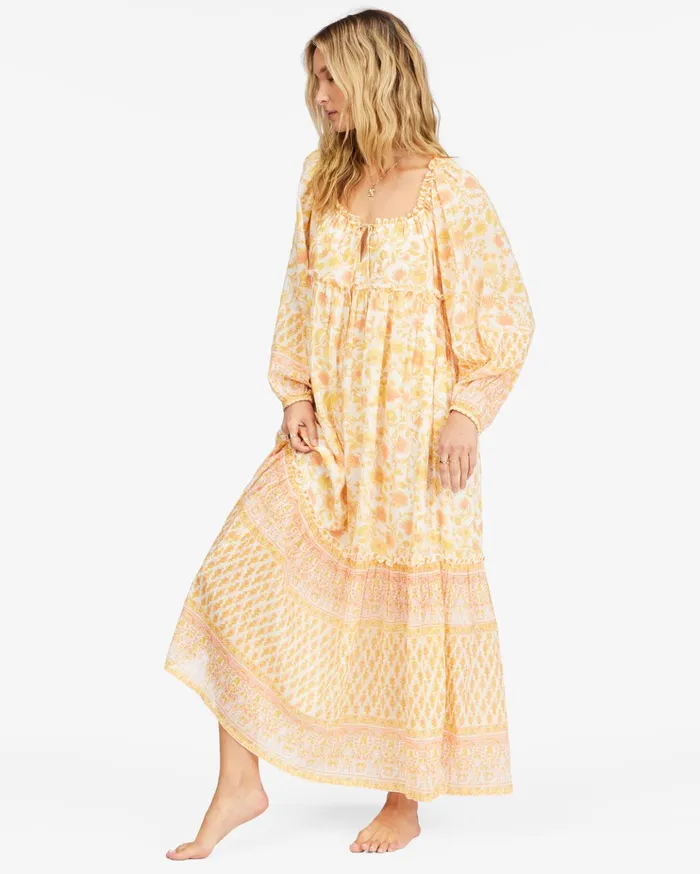 Billabong Endless Sunset Long Sleeve Maxi Dress Salt Crystal 2 Women Dresses Billabong Endless Sunset Long Sleeve Maxi Dress Salt Crystal 2 Women Dresses