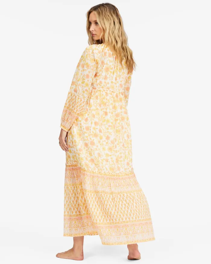Billabong Endless Sunset Long Sleeve Maxi Dress Salt Crystal 2 Women Dresses Billabong Endless Sunset Long Sleeve Maxi Dress Salt Crystal 2 Women Dresses