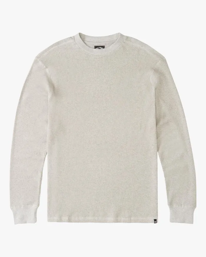 Billabong Essential Long Sleeve Thermal Light Grey Heather Men TShirts Billabong Essential Long Sleeve Thermal Light Grey Heather Men TShirts