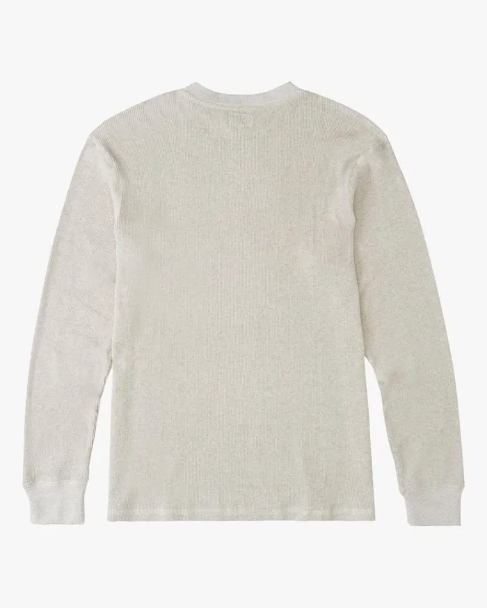 Billabong Essential Long Sleeve Thermal Light Grey Heather Men TShirts Billabong Essential Long Sleeve Thermal Light Grey Heather Men TShirts