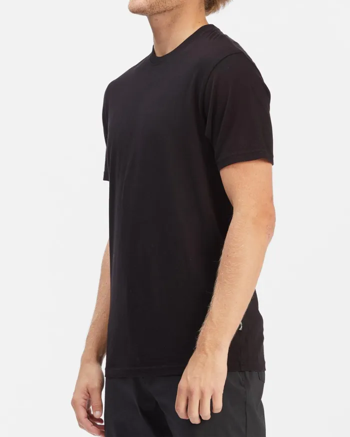 Billabong Essential Short Sleeve TShirt Black Men TShirts Billabong Essential Short Sleeve TShirt Black Men TShirts