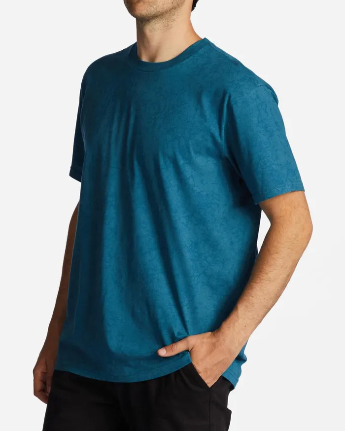 Billabong Essential Wash TShirt Blue Lagoon Men TShirts Billabong Essential Wash TShirt Blue Lagoon Men TShirts