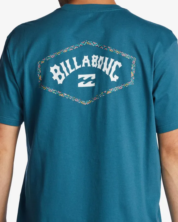 Billabong Exit Arch TShirt Blue Lagoon Men TShirts Billabong Exit Arch TShirt Blue Lagoon Men TShirts