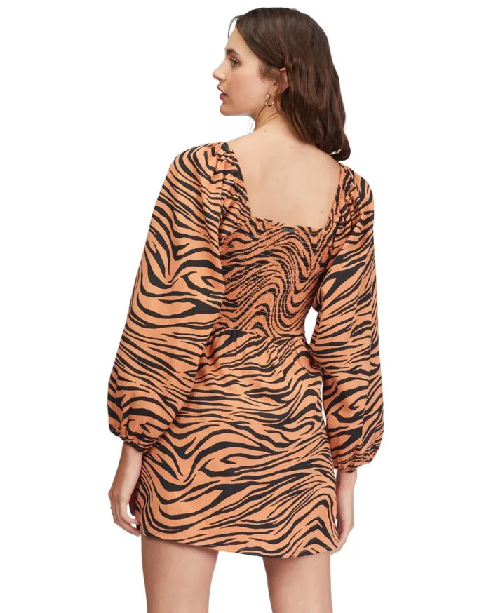 Billabong Feeling Flirty Long Sleeve Mini Dress Desert Clay Women Dresses Billabong Feeling Flirty Long Sleeve Mini Dress Desert Clay Women Dresses