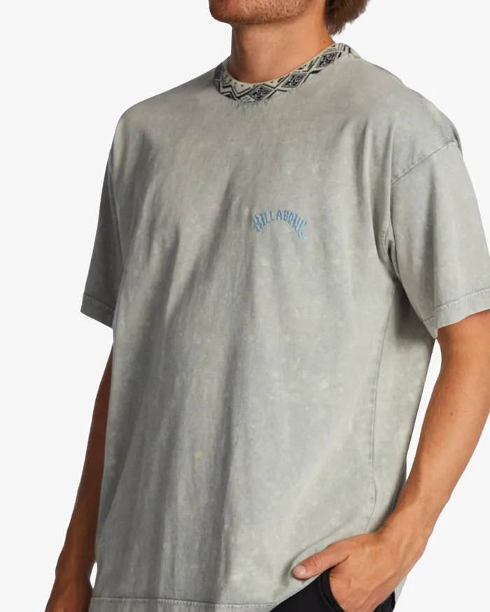 Billabong Felix TShirt Washed Blue Men TShirts Billabong Felix TShirt Washed Blue Men TShirts