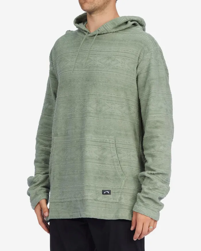 Billabong Flecker Jacquard Pullover Hoodie Sage Men Hoodies and Fleece Billabong Flecker Jacquard Pullover Hoodie Sage Men Hoodies and Fleece