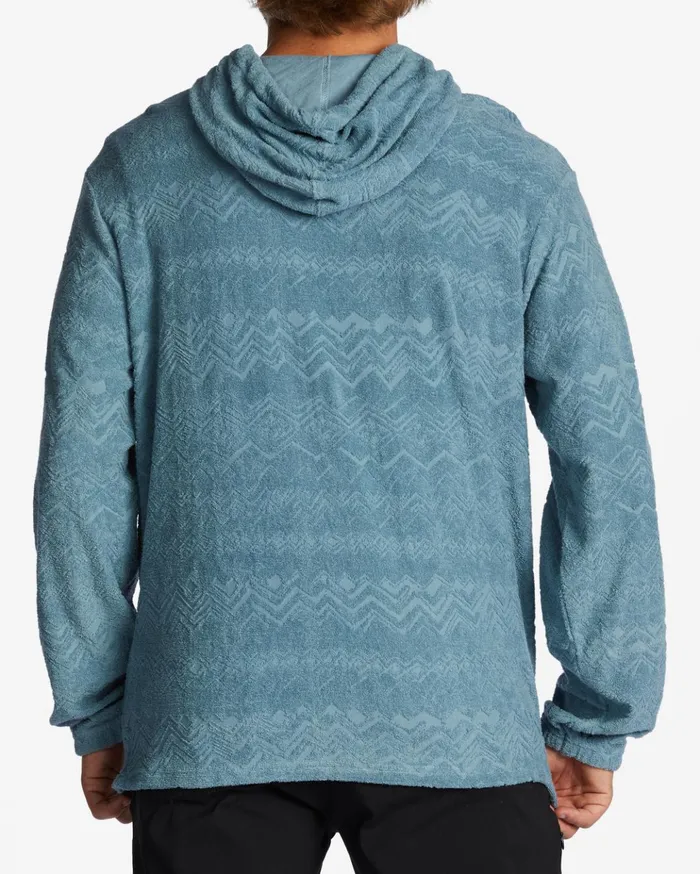Billabong Flecker Jacquard Pullover Hoodie Smoke Blue Men Hoodies and Fleece Billabong Flecker Jacquard Pullover Hoodie Smoke Blue Men Hoodies and Fleece