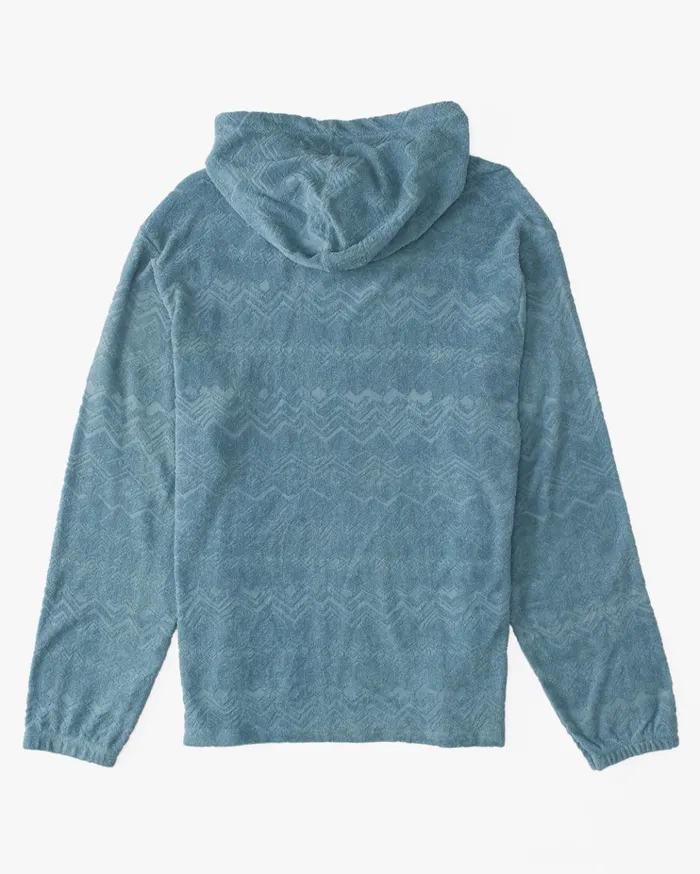 Billabong Flecker Jacquard Pullover Hoodie Smoke Blue Men Hoodies and Fleece Billabong Flecker Jacquard Pullover Hoodie Smoke Blue Men Hoodies and Fleece